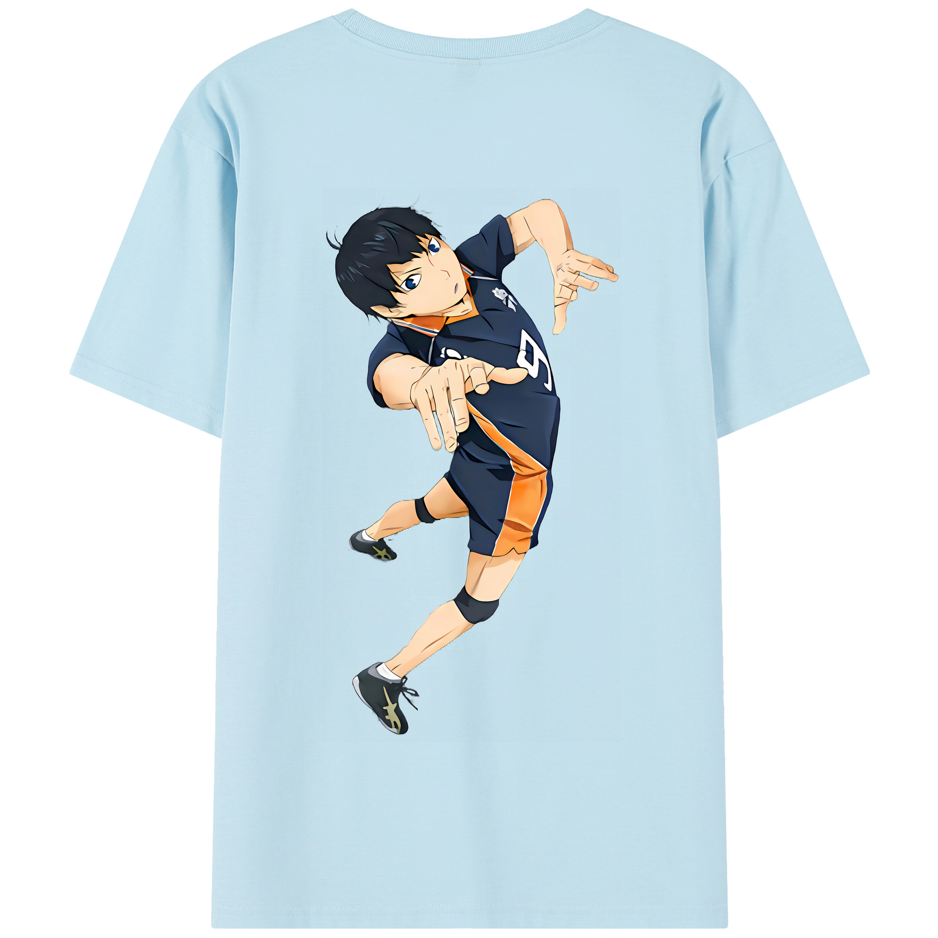 （画像用） ハイキュー!! Haikyu!! 綿100％半袖Tシャツ（背面プリント）